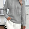 Faye | Elegant Cable-Knit Crewneck Sweater
