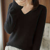 Vanessa | Elegant V-Neck Knit Sweater