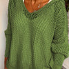 Jennifer | Elegant Open-Knit Hooded Sweater