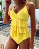 Flowy Tiered Ruffle Swimsuit for Women