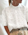 Kelly | Feminine Floral Embroidered Blouse