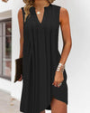 Elizabeth | Elegant Sleeveless Midi Dress