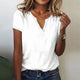 Casual V-Neck Cotton Top for Women