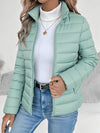 Amanda | Elegant Slim Stand-Collar Puffer Jacket