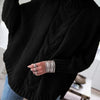 Nicole | Elegant Cable-Knit Mock-Neck Sweater