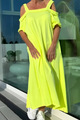 Flowy Cold Shoulder Maxi Dress for Women
