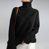 Kelly | Elegant Turtleneck Argyle Sweater