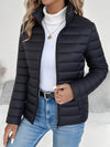 Amanda | Elegant Slim Stand-Collar Puffer Jacket