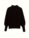 Danielle | Elegant Cable-Knit Mock-Neck Sweater