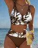 Flattering Marble Bikini Set for Women