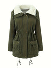Jessica | Elegant Sherpa-Collar Utility Parka