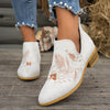 Melissa | Elegant Vintage Embroidered Ankle Boots