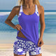 Flowy Floral Tankini Swim Set for Women