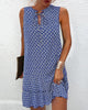 Feminine Tie-Neck Mini Dress for Women