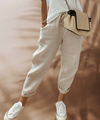 Amber | Effortless Linen Cropped Pants