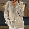 Stephanie | Elegant Cable-Knit Button Cardigan