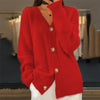 Stephanie | Elegant Cable-Knit Button Cardigan