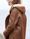 Danielle | Cozy Shearling Hooded Coat