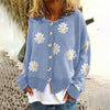 Samantha | Vintage Daisy Button-Down Cardigan