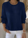 Loretta | Elegant Ribbed Crewneck Sweater