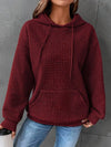 Danielle | Elegant Waffle Knit Hoodie