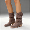 Rebecca | Elegant Suede Slouch Boots