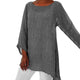 Flowy Linen Asymmetric Tunic for Women