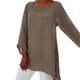 Flowy Linen Asymmetric Tunic for Women