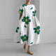 Flowy Floral Boho Maxi Dress for Women