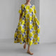 Flowy Floral Boho Maxi Dress for Women