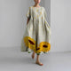 Flowy Floral Boho Maxi Dress for Women