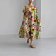 Flowy Floral Boho Maxi Dress for Women