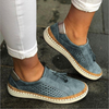 Angela | Comfortable Perforated Tassel Sneakers