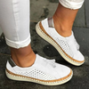 Angela | Comfortable Perforated Tassel Sneakers