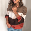 Heather | Elegant Colorblock Oversized Sweater
