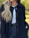 Melissa | Elegant Wool Button-Front Coat