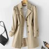 Megan | Elegant Belted Trench Coat