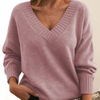 Danielle | Elegant V-Neck Knit Sweater