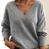 Danielle | Elegant V-Neck Knit Sweater