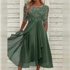 Megan | Feminine Chiffon Midi Dress