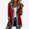 Stephanie | Elegant Denim Colorblock Jacket