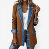 Stephanie | Elegant Denim Colorblock Jacket