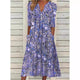 Elegant Floral Midi Dress for Women