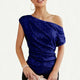 Elegant Sequin One-Shoulder Top for Women
