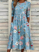 Feminine Floral Midi Dress for Women