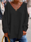 Kimberly | Elegant V-Neck Oversized Sweater