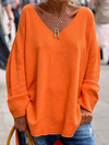 Kimberly | Elegant V-Neck Oversized Sweater