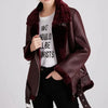 Angela | Stylish Shearling Aviator Jacket