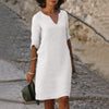 Danielle | Effortless V-Neck Shift Dress