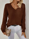 Laura | Elegant Crochet Sleeve Sweater